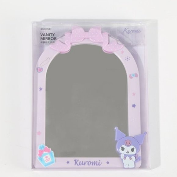 Sanrio Kuromi MIrror Desktop Kawaii Purple Framed Vanity Mirror - Picture 3 of 4